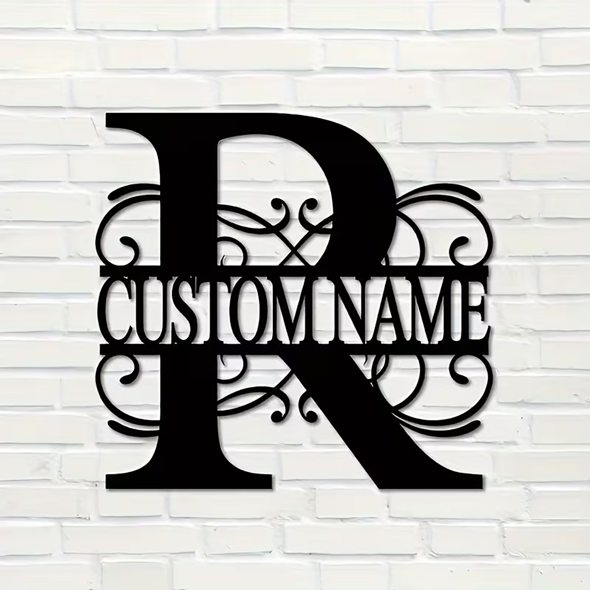 Classic Custom Monogram Metal  - Home Decor Garden recension och pris