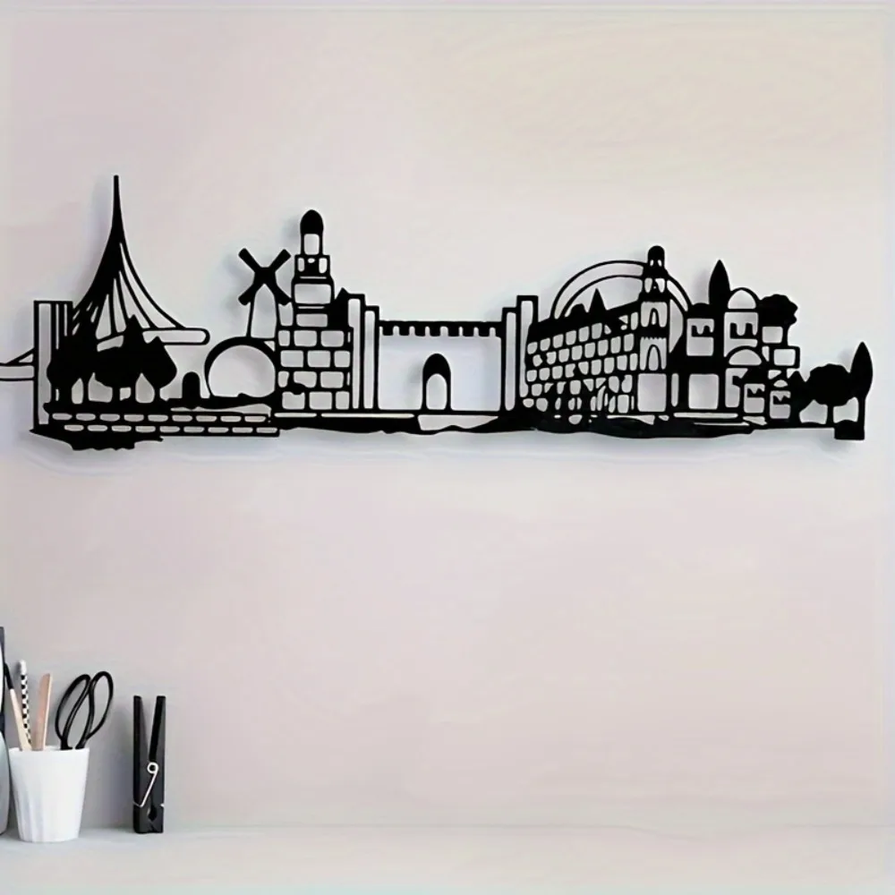 CIFBUY Iron Wall Art Jerusalem - Home Decor Free recension och pris