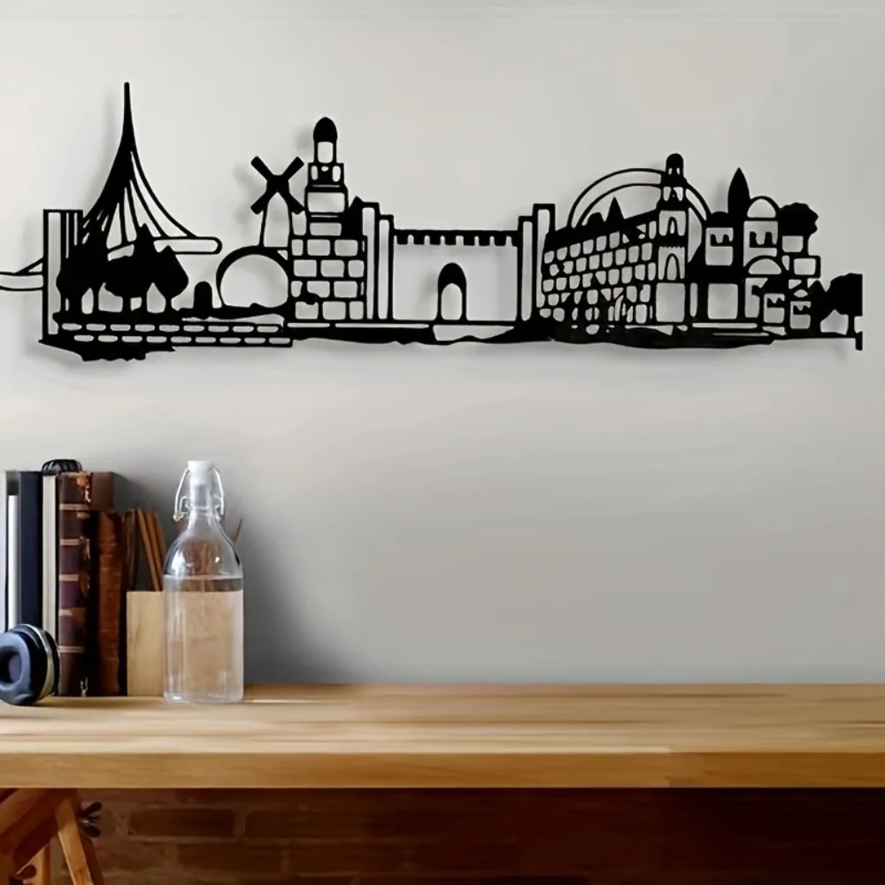 CIFBUY Iron Wall Art Jerusalem - Home Decor Free recension och pris