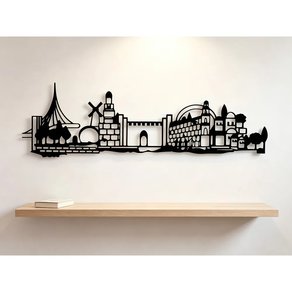 CIFBUY Iron Wall Art Jerusalem - Home Decor Free recension och pris