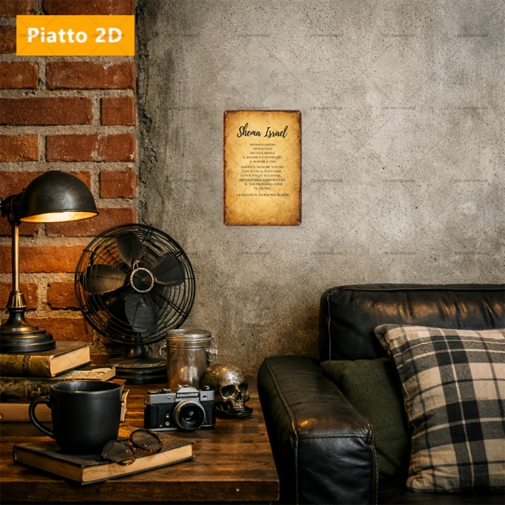 CIFBUY  Hebrew Scripture Alumi - Home Decor Free recension och pris