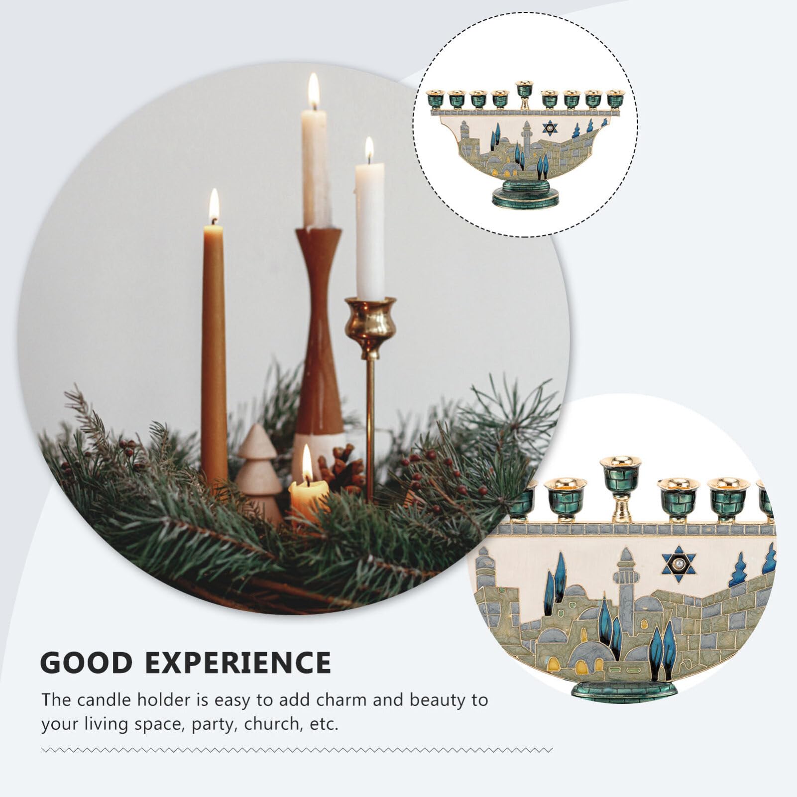 Jerusalem Menorah Hanukkah Can - Home Decor Free recension och pris