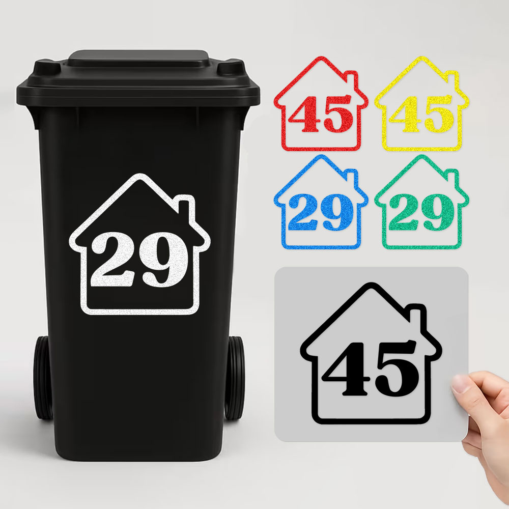 3PCS Custom Reflective Trash B - Home Decor Sticker recension och pris