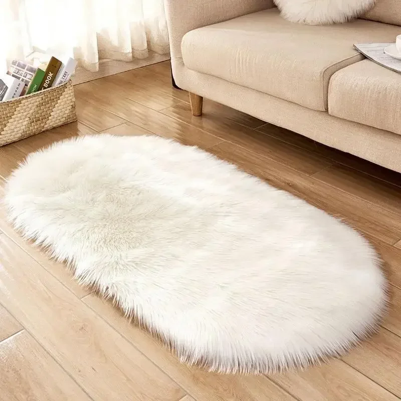 Luxury Faux Fur Rug Large Soft - Cowhide Rug Faux recension och pris