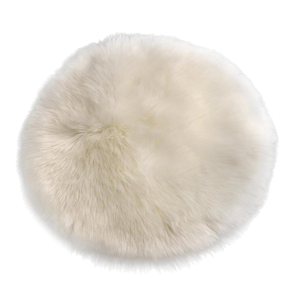 Luxury Faux Fur Sheepskin Rug, - Cowhide Rug Faux recension och pris
