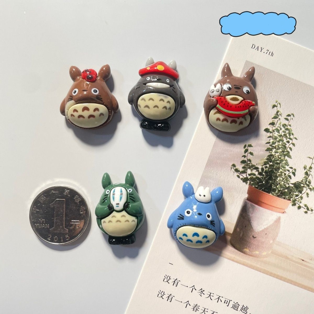 Totoro Anime Resin Fridge Magn - Home Decor Sticker recension och pris