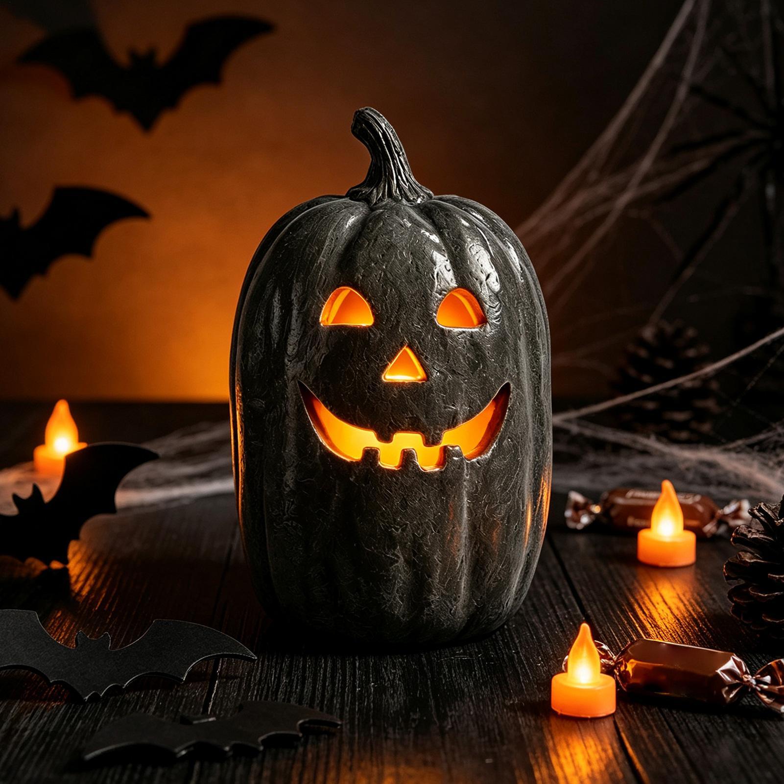 Halloween Pumpkin Decor Resin  - Home Decor Halloween recension och pris