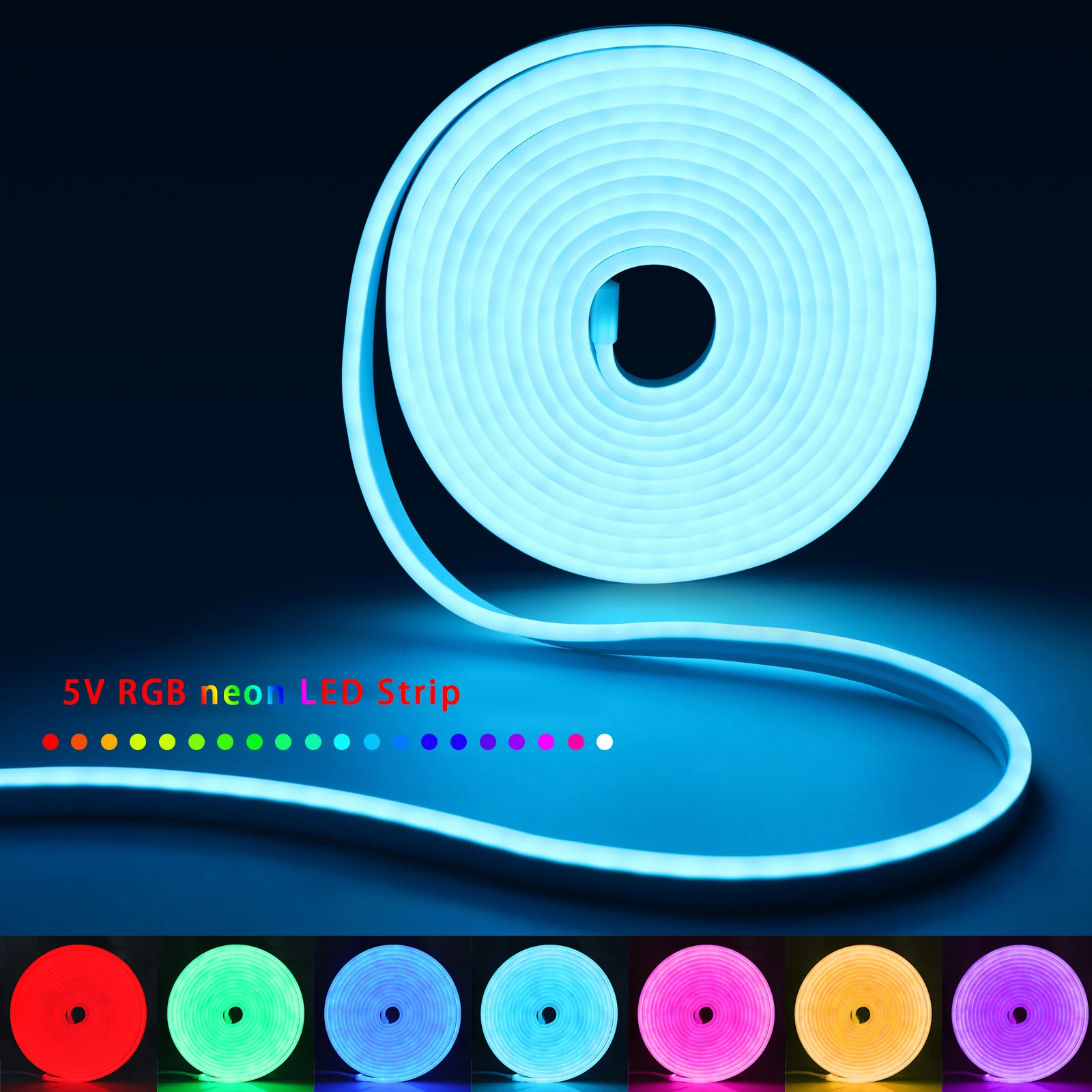 1-5m RGB LED Neon Strip Light  - Home Decor Lighting recension och pris